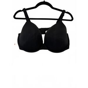 Victoria Secret black underwire sz 38 DDD bra #1670